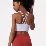 Criss cross sports bra