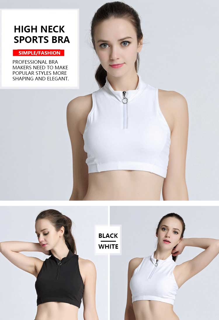 High neck sports bra - Activewear manufacturer Sportswear Manufacturer HL