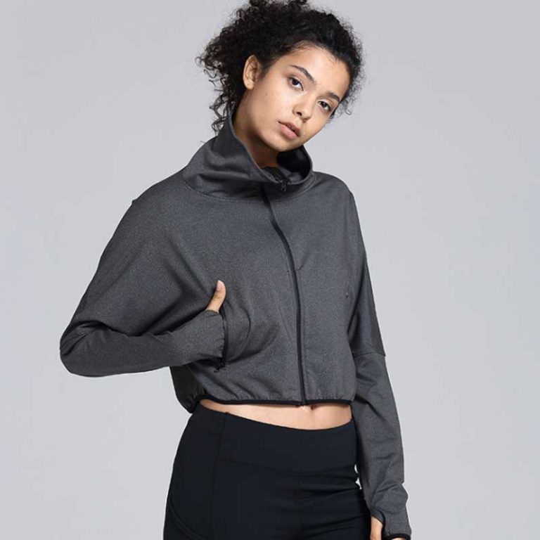 Cropped sports jacket - Activewear manufacturer Sportswear Manufacturer HL