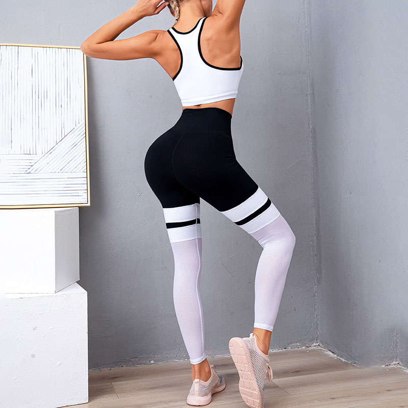 Buy AFITNE Yoga Pants for Women High Waisted Mesh Leggings Tummy Control  Athletic Workout Leggings with Pockets Gym Black - S at