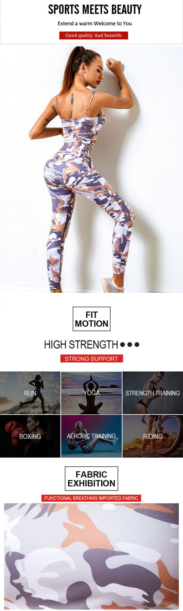 camouflage gym leggings