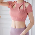 Crop top workout shirts