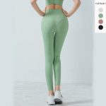 Green workout pants