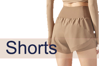 Sustainable sportswear shorts made by recycle fabrics