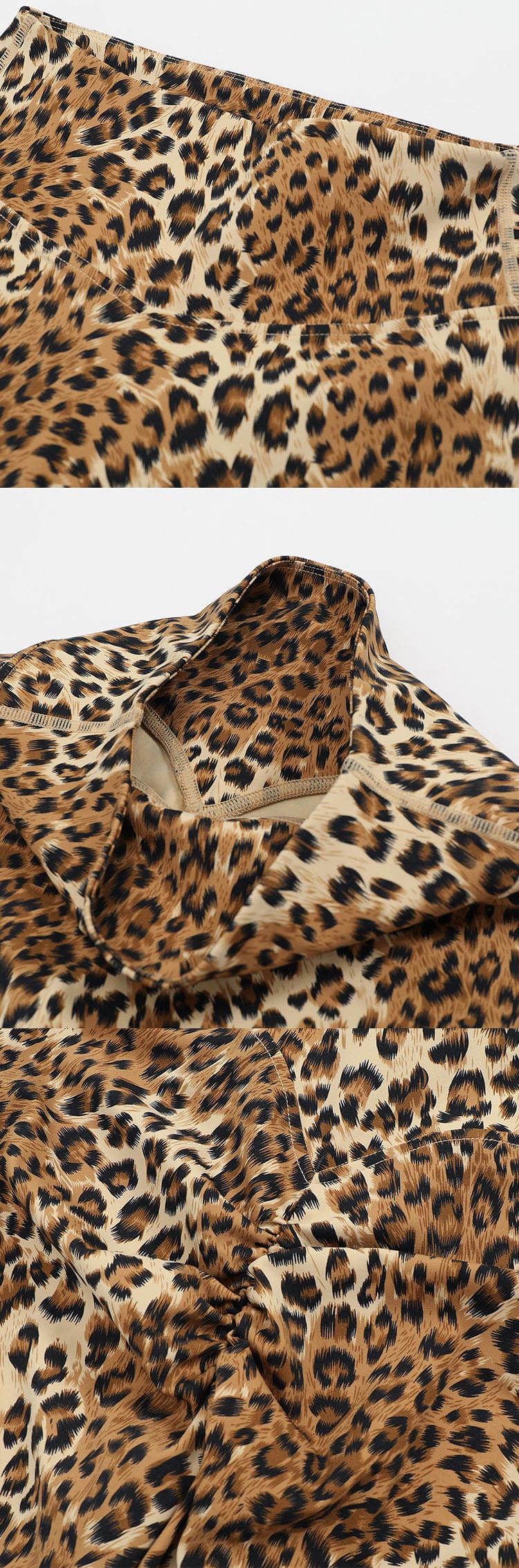 Fashion leopard print is adopted to show personality and release sports charm