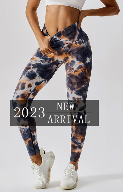 2023 new arrival printed seamless leggings