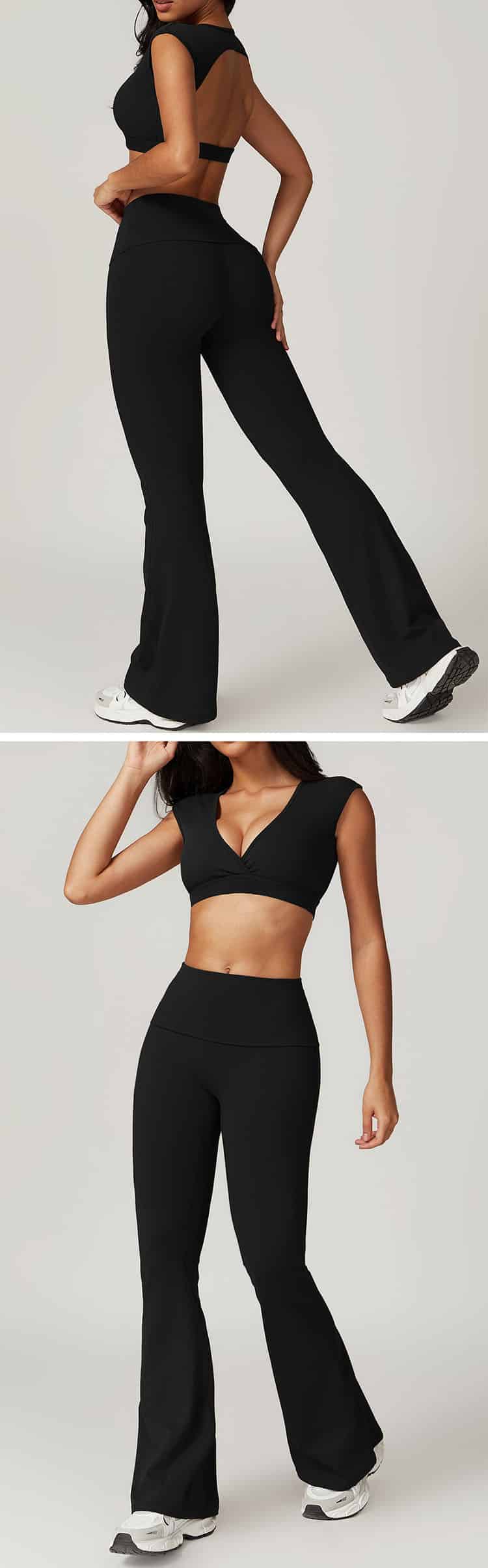 High waist design is adopted to cover the abdominal fat and make it slim