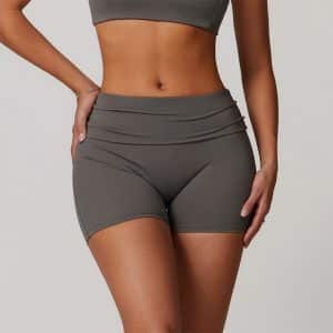 Women's tight outer yoga shorts