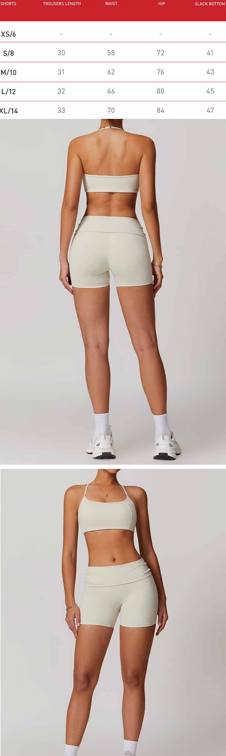 Women's tight tummy control summer outer yoga shorts are a popular choice for summer sports and daily wear.